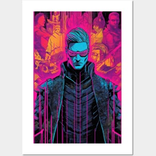 Cyberpunk Style Tarot - The Corrupted Justice Posters and Art